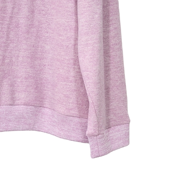 J. CREW Lilac Purple Pullover Ruffle Shoulder Soft Sweater Women's Size XXL NWT - Picture 7 of 9